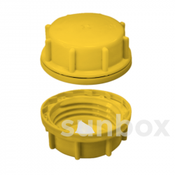 Tampa com Válvula Desgasificadora D61 Amarelo