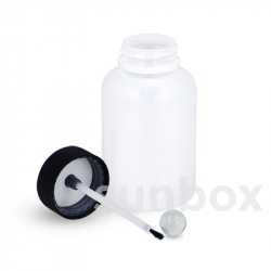 Frasco 120ml Natural com Tampa Pincel