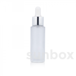 Frasco cilíndrica Lucia 30ml TALL Frosted