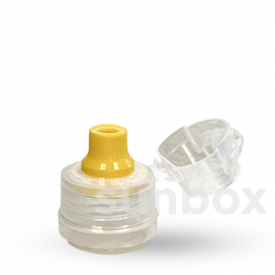 Fliptop 28/410 amarelo e transparente