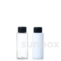 Frasco PET de tubo curto de 75 ml