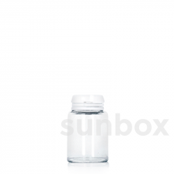 Frasco para Comprimidos de Vidrio 10ml Transparente