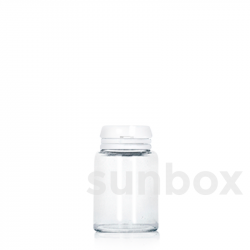 Frasco para Comprimidos de Vidrio 15ml Transparente