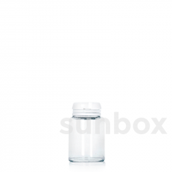 Frasco para Comprimidos de Vidrio 8ml Transparente