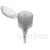 One touch dispenser 24/410 Transparente Tube 230mm