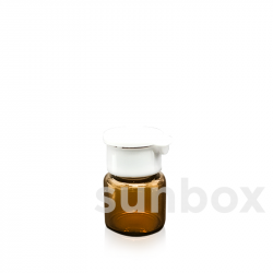 Frasco de vidro âmbar de 2 ml